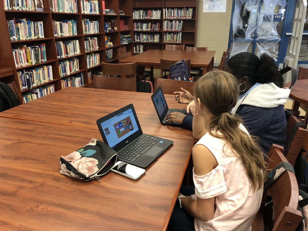 NMSTrojans's tweet photo. Maker Madness in the Media Center!  @KEVAplanks @breakoutEDU Digital Breakout. Keva Plank towers. Stop motion animation. Virtual surgery. So much learning and creativity!  #HCSstrongertogether #NMSRunForSuccess https://t.co/nRLVoSlhBA