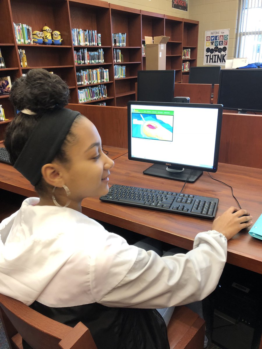 NMSTrojans's tweet photo. Maker Madness in the Media Center!  @KEVAplanks @breakoutEDU Digital Breakout. Keva Plank towers. Stop motion animation. Virtual surgery. So much learning and creativity!  #HCSstrongertogether #NMSRunForSuccess https://t.co/nRLVoSlhBA