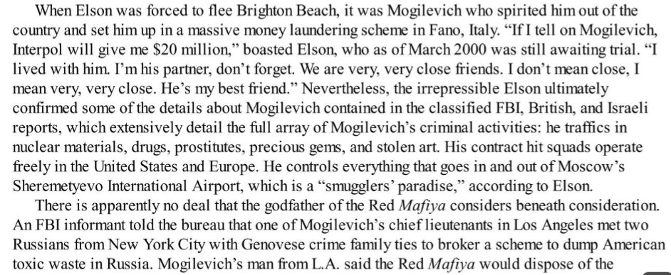 The World's most dangerous Gangster This entire chapter focuses on the "Brainy Don" himself and his criminal enterprise.  #SemionMogilivech