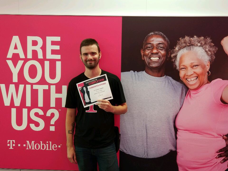 CommanderInPink's tweet image. Day 10 training down! #mobileexpert certification down! #teammagenta #EDUBNATION