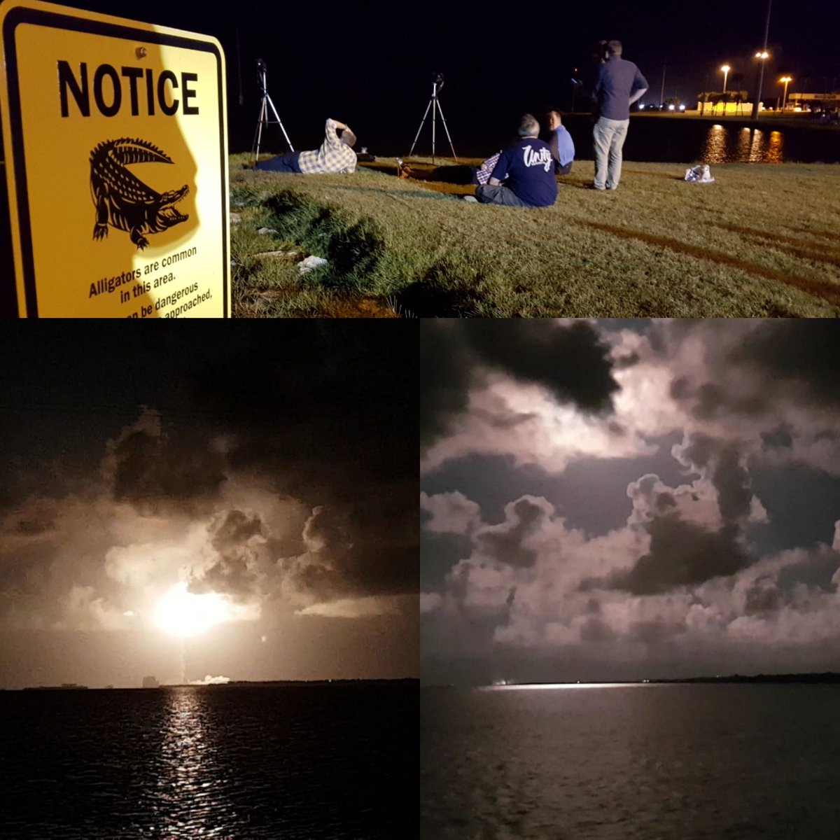 teamktown's tweet image. #techex18 memories:  fun midnight run to  #AEHF4 #AtlasV rocket launch at Canaveral.