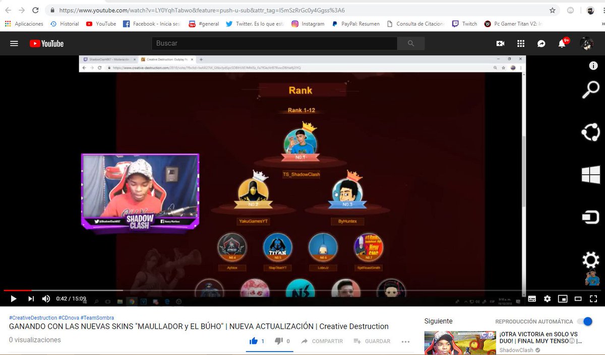 CahuanaAnthony's tweet photo. @ShadowClash667 SHADOW PRIMER LIKE DESEARIA UNA SKIN PERO BUENO DUDO QUE GANE https://t.co/gpvomAqQWj