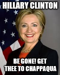 dcfairbank's tweet photo. @RealTimBlack #BeGoneHillary #GetTheeToChappaqua https://t.co/Gu5gRJoHoo