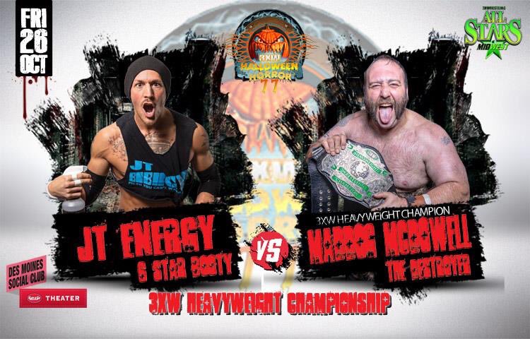 3XW Heavyweight title match in one week! @DJClickNPlay vs @MaddogMcD75 ! Buy tickets now: https://m.bpt.me/event/3590104
