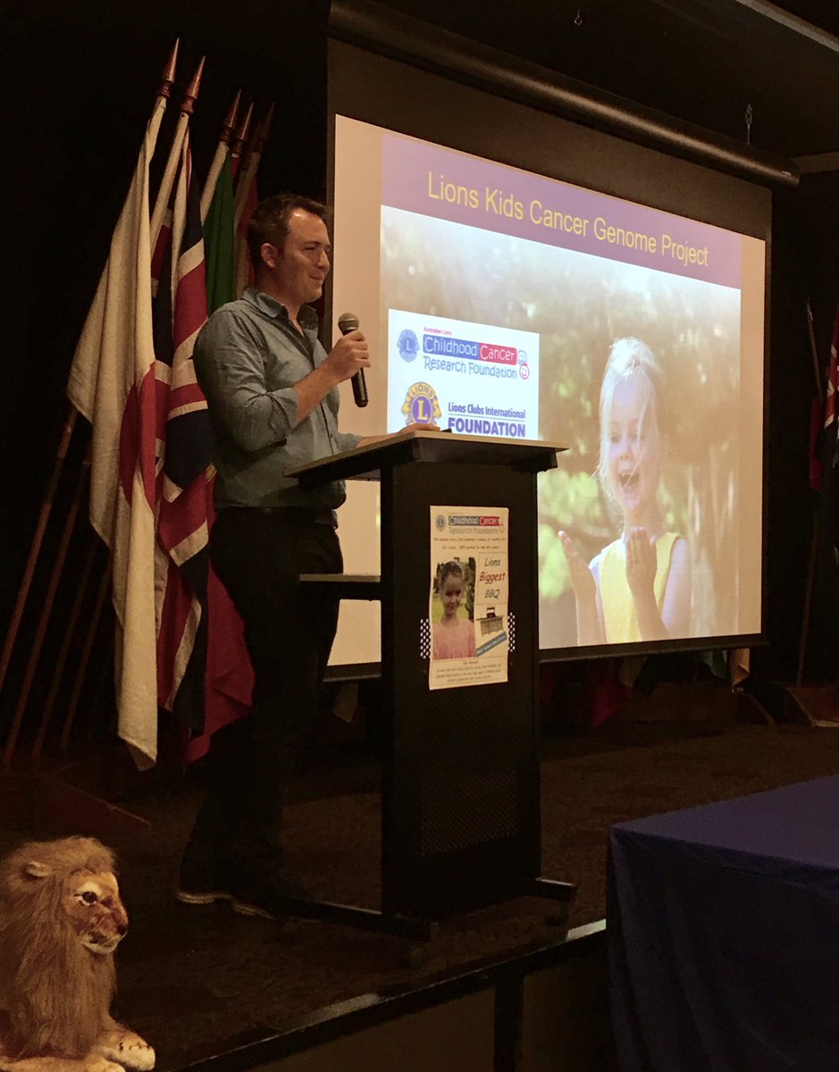 alccrf's tweet photo. Great to have @markjcowley at the @LionsAustralia #201N2 District Convention to discuss with us the important work he does at the @GarvanInstitute as a childhood #cancer #research specialist. https://t.co/QMtiFDkCgi
