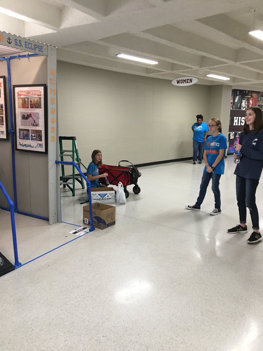 schescience's tweet image. Marketing booth is complete! Ready for tomorrow! #msbestrobotics #currenteventsbestrobotics #thanks2bestrobotics #bestrobotics25 #bestrobotics25years