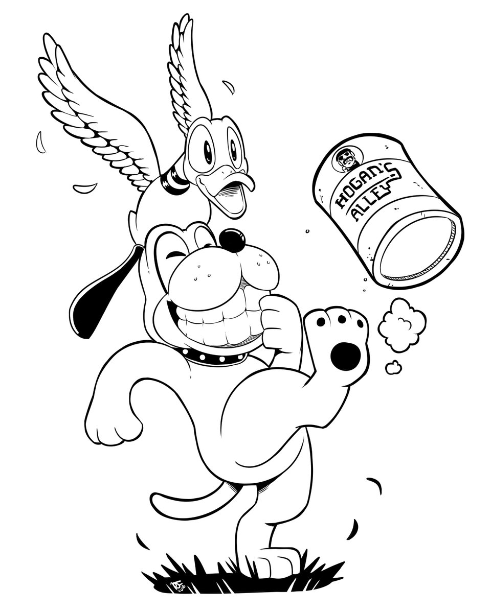 Day 19 - Duck Hunt
#Inktober2018 #SuperSmashBrosUltimate 