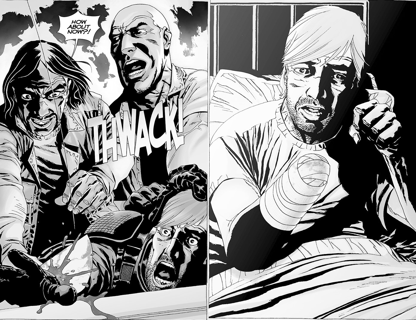 the walking dead rick loses his hand