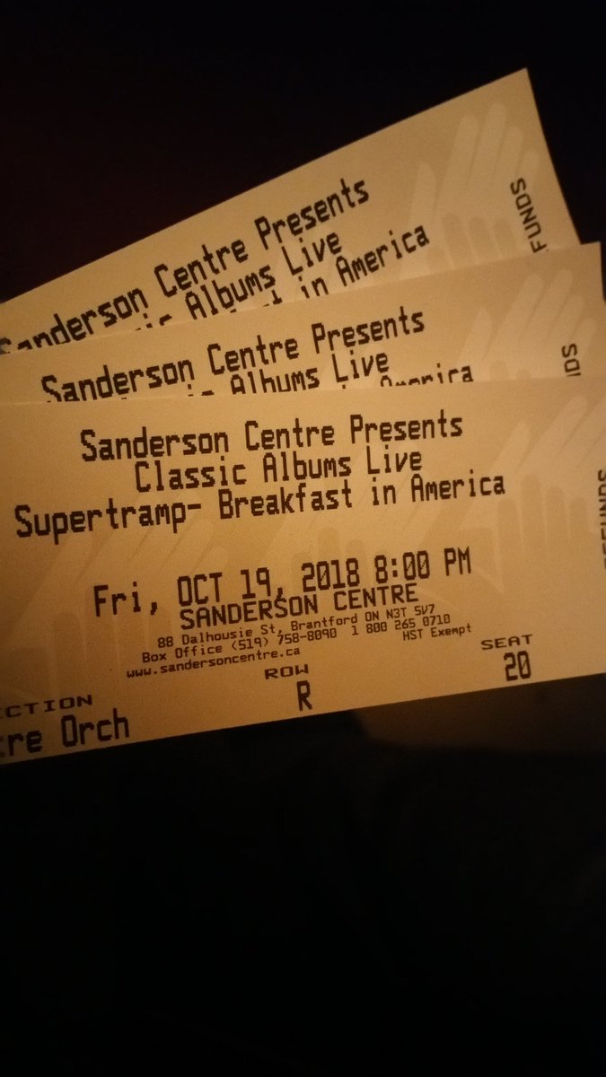 A break from the campaign with a night out with the family...I saw Supertramp perform this live in 79...these musicians tonight are amazing...@classicalbumslive