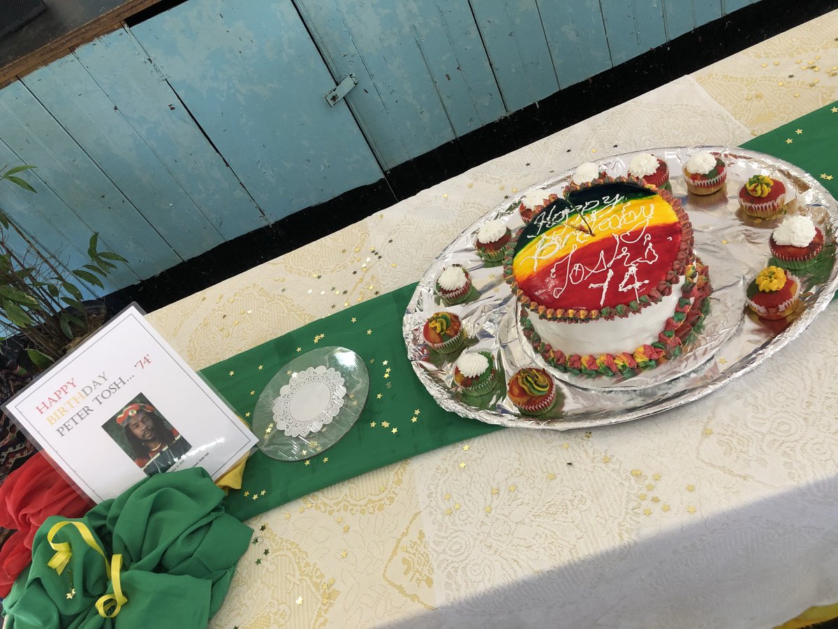 PeterTosh's tweet photo. Team Tosh visited Ardenne High School in Kingston, Jamaica today and they surprised us with an Earthstrong celebration for Peter! Thanks for the love, bredren & sistren. 🙌🏿 #PeterTosh #PTMF18 #Jamaica #TeamTosh https://t.co/aEGWwTrNye