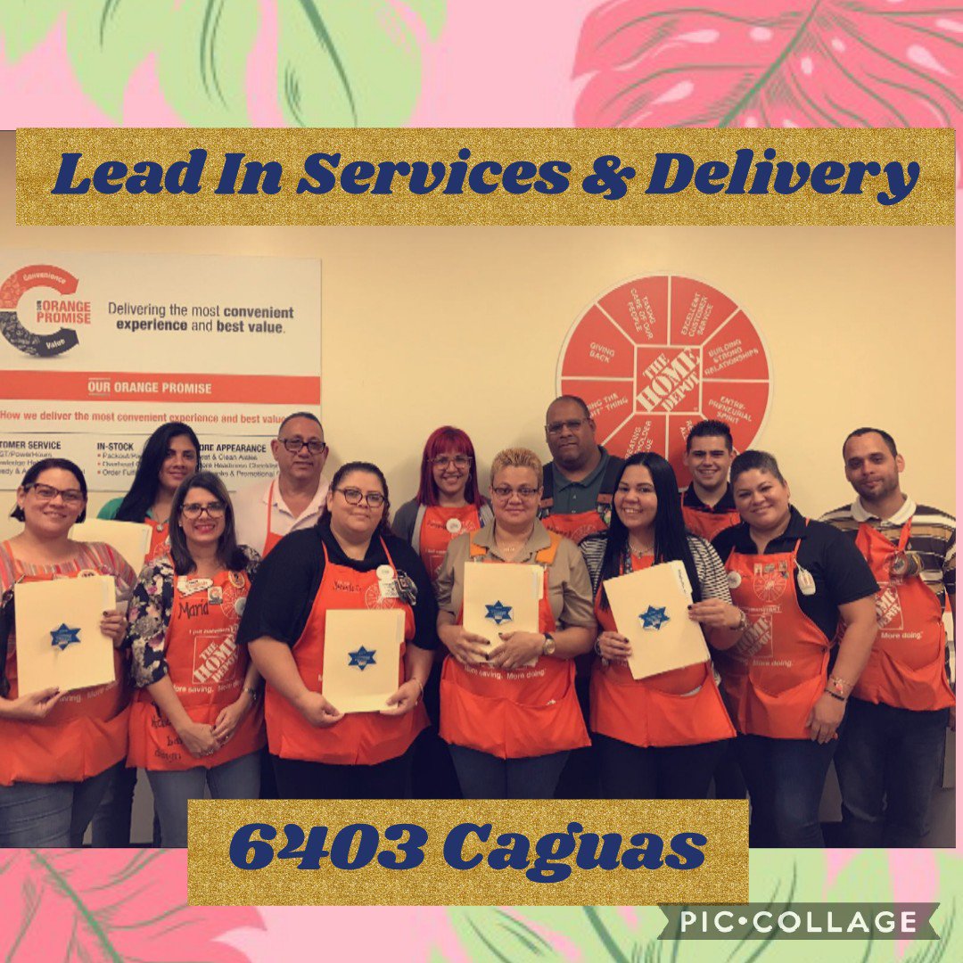 Alejandra4007's tweet photo. Lead In Service & Deliverys! Great day of training and best practices with our associates in 6403!! Thanks DS Jimmy for your partnership! #Knowledge #THD6403 https://t.co/8BLPwEJ5qG