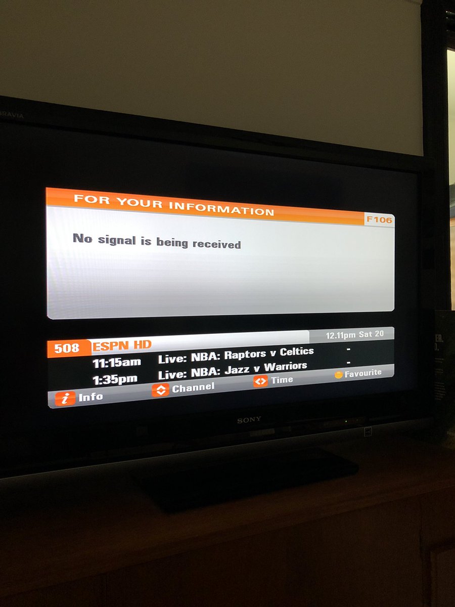 jsb178's tweet photo. @FOXTEL_Help hi my @Foxtel keeps dropping out, very frustrating trying to watch Saturday sport ... is there something going on? https://t.co/Iq0GZMvAfO