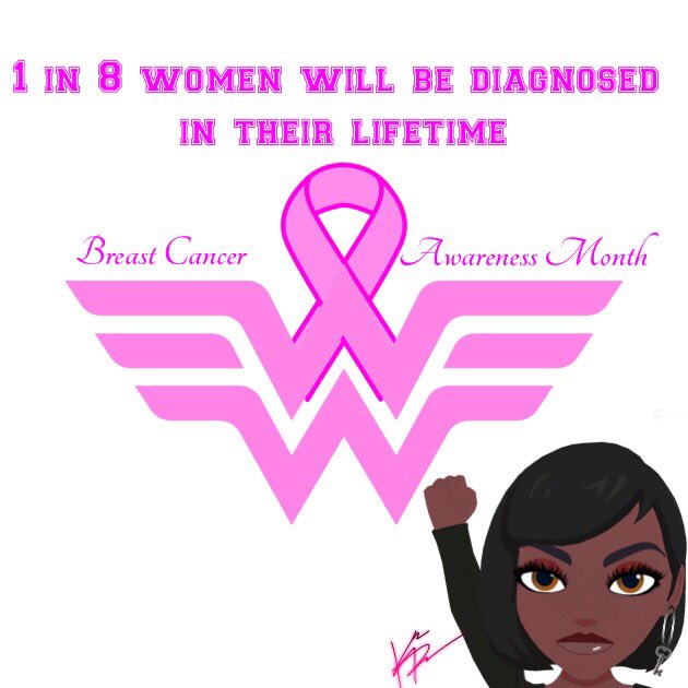 #BreastCancerAwarenessMonth
💪🏾💪🏾💪🏾
#FightLikeAGirl

1 in 8 women will be diagnosed with #BreastCancer in their lifetime... #SHEroes 

🎀 🎀 🎀 🎀
#KiKiRichardson
#BreastCancerAwareness
#SaveTheTaTas
#MammogramsSaveLives
#WonderWoman
#FuckCancer🎀
#CancerSucks🎀