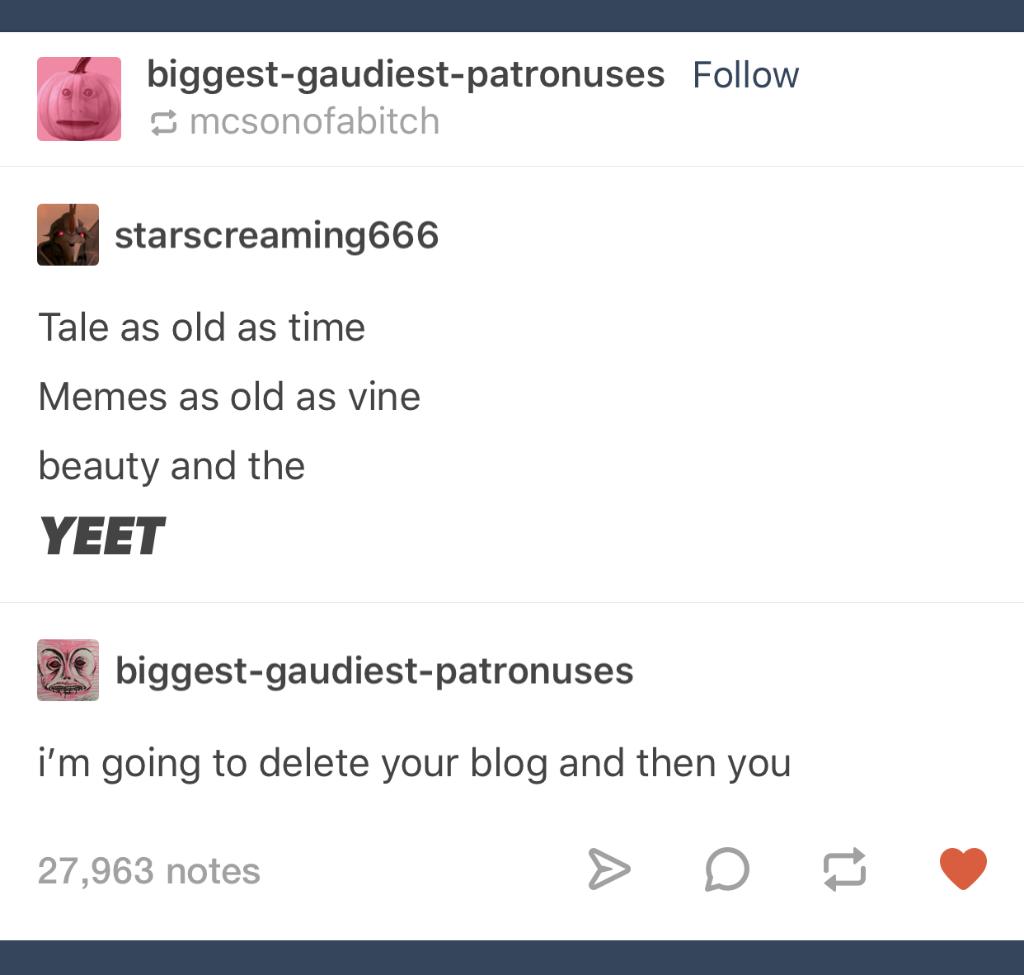 yeet on Tumblr