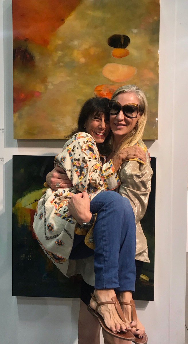 I was swooped away by Emily Halpern last night at Art San Diego's opening night! #artsandiego #artists