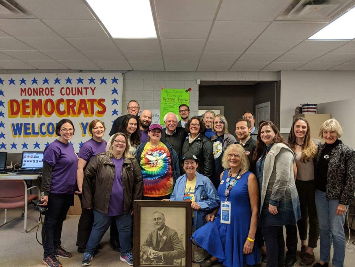 92County's tweet photo. Today we gave @ninaturner a #92CS Vinyl Decal and told her all about all of the amazing people that stepped up to run for pcp, delegate, and all other levels of offices! #keepgoing #VoteWithBernie #indiana https://t.co/KGqNv2hxxO