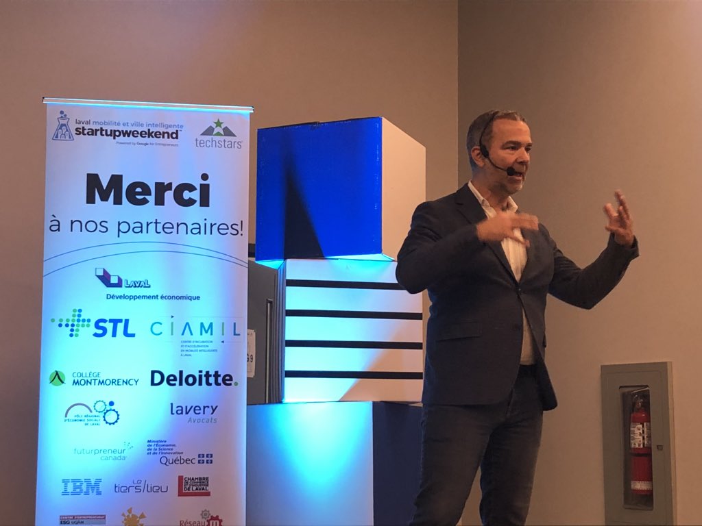 EricMorasse's tweet photo. Quelques photos du « Start-up Weekend Laval » sur la mobilité et ville intelligente. Beaucoup de projets et d’idées novatrices résulteront de cette fin de semaine de création pour améliorer la mobilité. #SWLaval https://t.co/aDrWuO0Hng