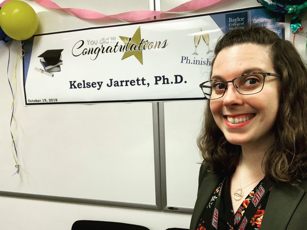 DrKelseyJarrett's tweet photo. I’m Dr. Jarrett, now!
#IDidIt #PhD #GradSchool #YayScience #SheScientist https://t.co/ZhgoP4JWoK