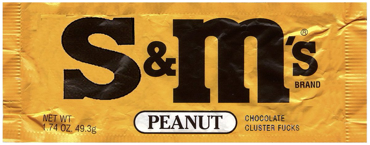 Richard_Kadrey's tweet photo. S&M's
#FirstDraftCandyNames https://t.co/ck9AugoVdp