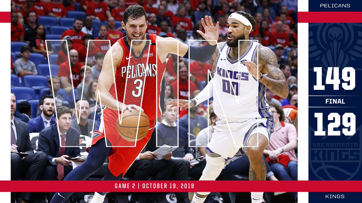 PelicansNBA's tweet photo. 🚨 WHAT. A. GAME. 149 POINTS IS A FRANCHISE RECORD! 🚨

#PelicansGameday | #doitBIG https://t.co/sgPBCgXFS3