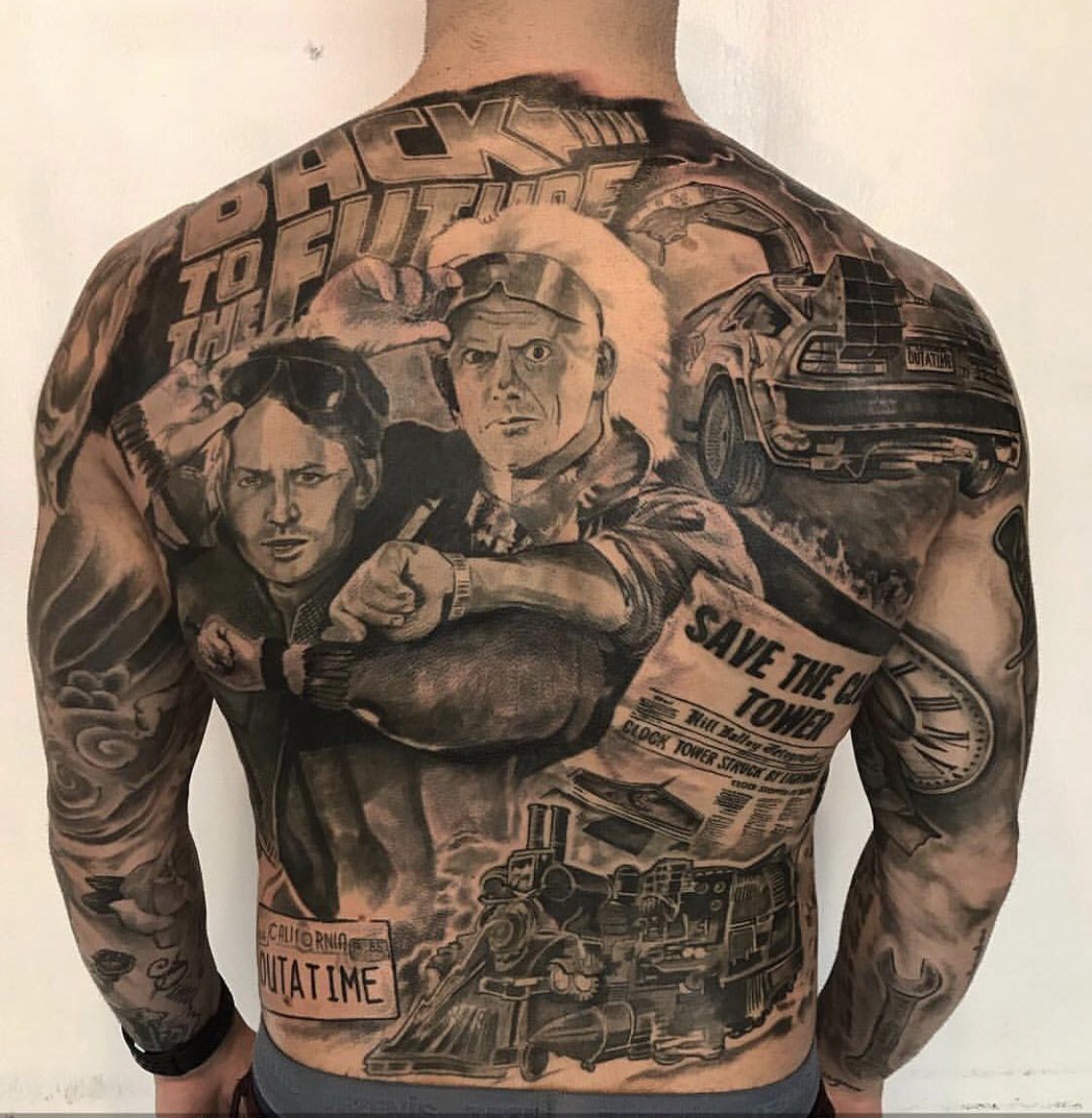 Back to the Future tattoo by Stefano Alcantara  Tattoos