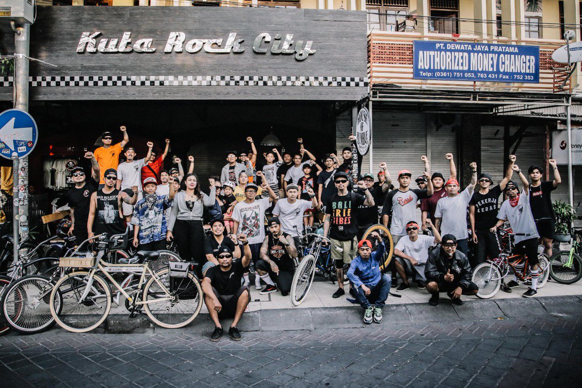 Murder cycles x <a href="/AlcoholicRider/">Alcoholic Rider Bali</a> #pedalsonfire #kutarockcity