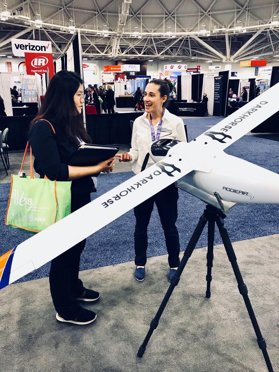 Thank you ⁦<a href="/SWEtalk/">SWE</a>⁩ for an amazing career fair in Minneapolis. #swe18 #usuaggielife ⁦<a href="/AggieAirUSU/">AggieAir</a>⁩