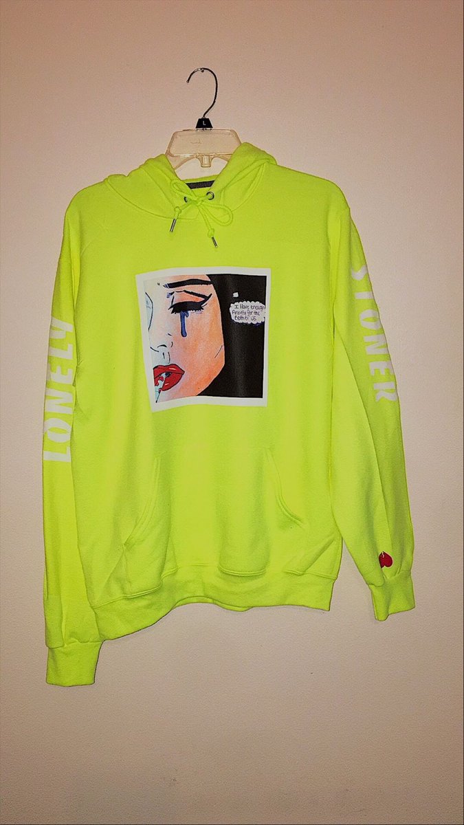 TheDelicateWay's tweet image. The “I have enough anxiety for the both of us” Hoodie from the Lonely Stoner collection by dhc.