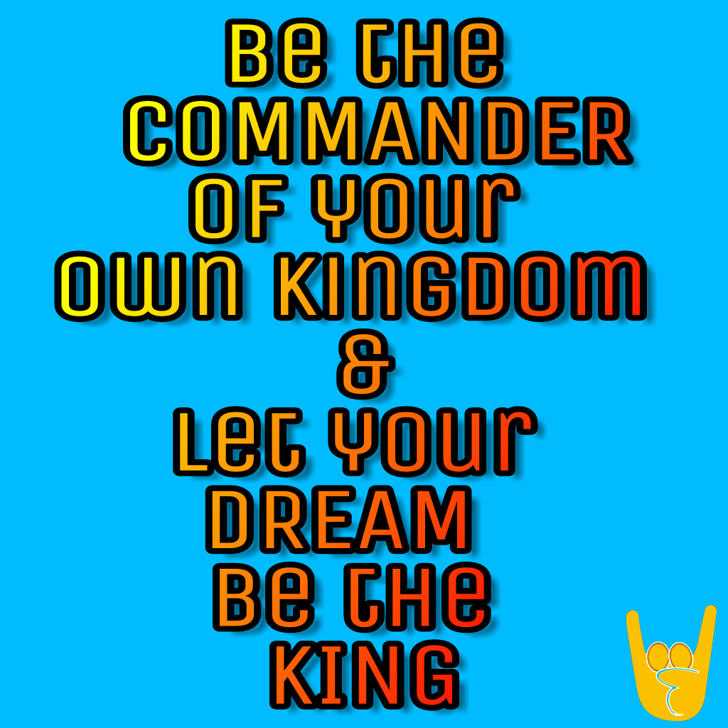 Marketwikipedia's tweet photo. Don't Try To Be the KING be the COMMANDER &amp; lead yourself to the success after all its a DO OR DIE against the unknown 
#marketingwikipedia 
#digitalmarketing
#socialmediamarketing
#AffiliateMarketing 
#facebookmarketing
#youtubemarketing
#twittermarketing
#contentmarketing https://t.co/7RFo7ve1Kh