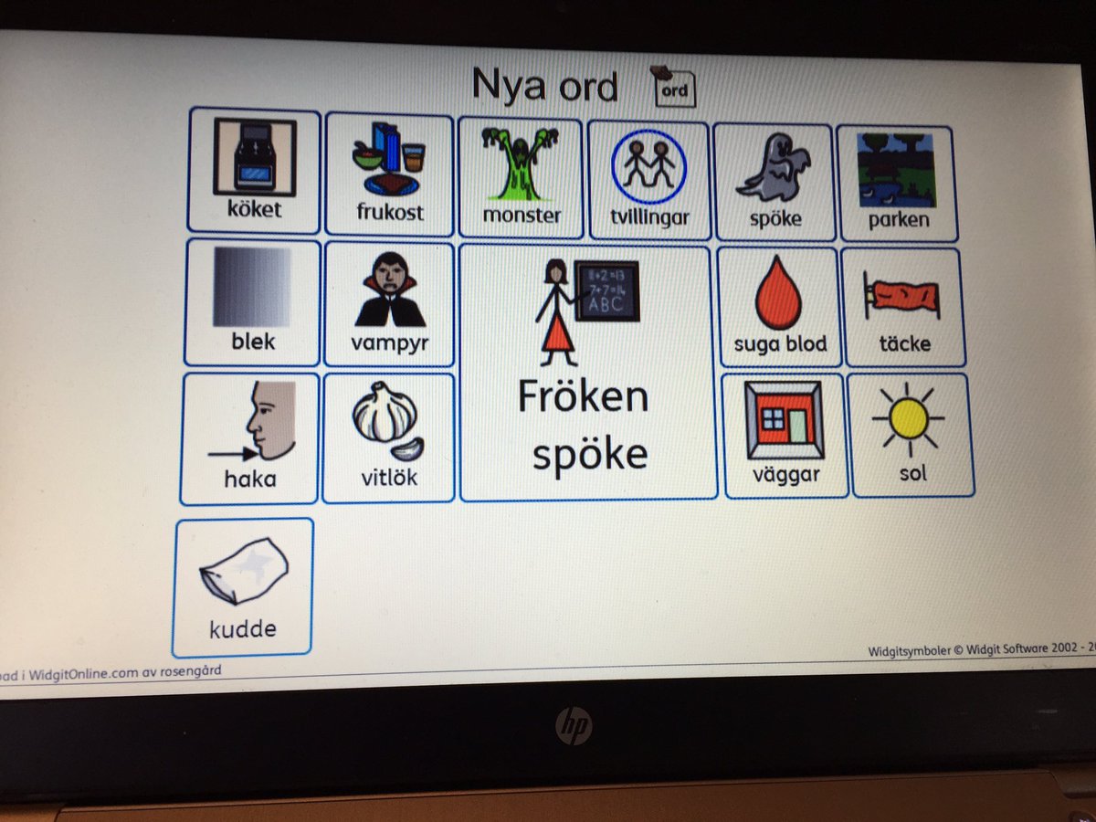 esbjornsdotter1's tweet image. Planerar högläsning: Fröken Spöke av Kerstin Lundberg Hahn #bildstöd #widgit #nyponförlag #lektionsstruktur #högläsning #nyanländ