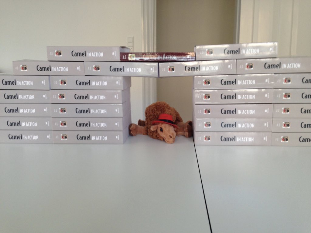 <a href="/CamelFuse/">Fuse Camel</a> and I are here at #vtd18 <a href="/VoxxedTicino/">Voxxed Days Ticino</a> getting ready for our #ApacheCamel #Kamel #CamelK talk starting at 11:20 in room B1. Later at 15:20 we will do book signing, where you can get a free copy of the “little” Camel book <a href="/ManningBooks/">Manning Publications</a> 🐪📚🖊😀👍