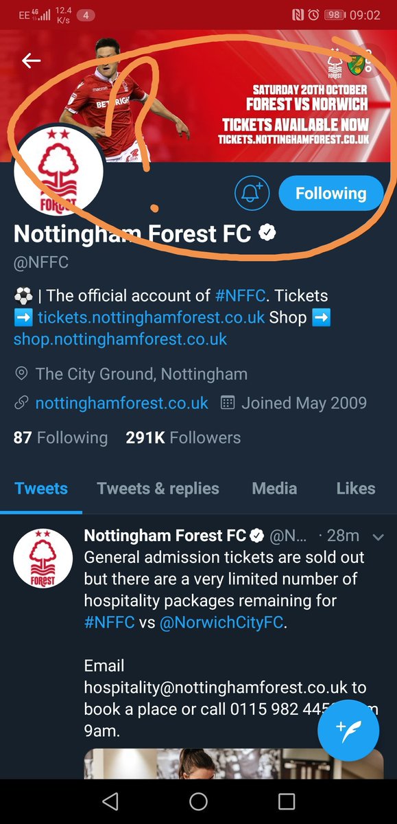 Nottingham Forest Tickets Twitter