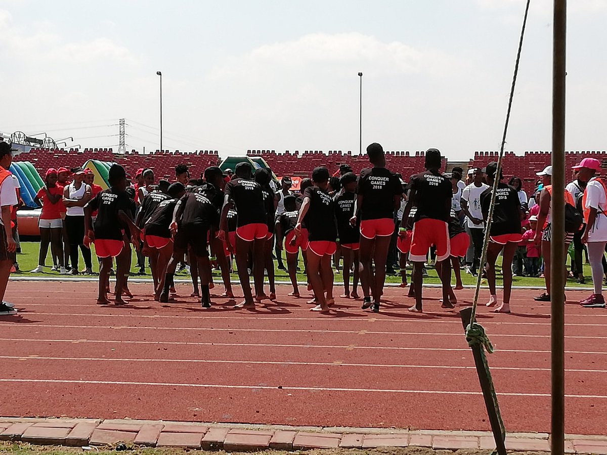 UlwembuBS's tweet image. #ConquerGames2018 @ConquerMIH_SA
It&apos;s a beautiful day to have some fun!