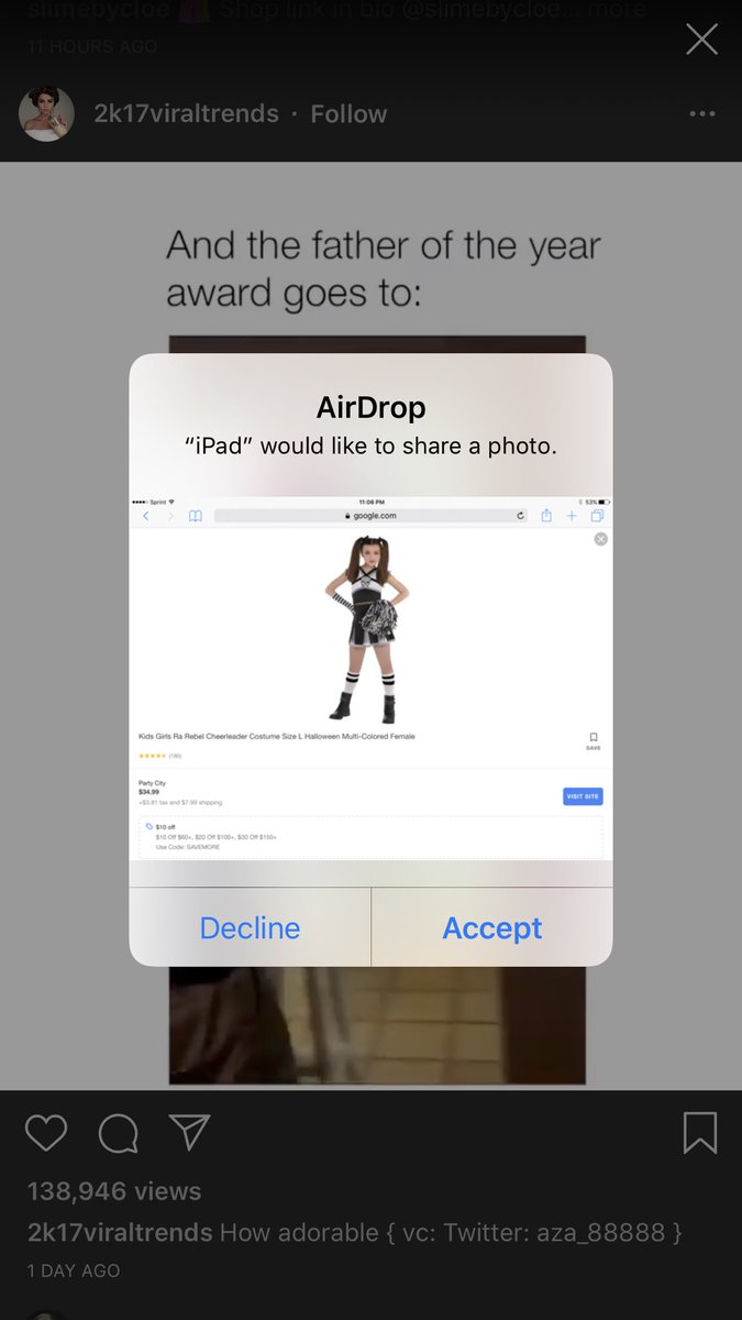 _emilynavarrete's tweet photo. So... my neighbors airdropped me this by accident #whyme #reprendo https://t.co/SJAz66DnBA