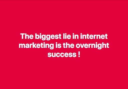 AskMaryleena's tweet photo. The biggest lie in internet marketing is the overnight success ! #AskMaryleena #Success https://t.co/7UYt2RBAZ4