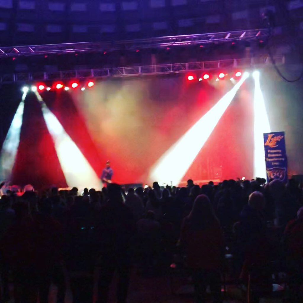 HankStaples's tweet photo. Gawvi pre show for the Hope For You crusade this past Wednesday at the Rapides Parish Coliseum. #whsproductions https://t.co/UV2plYxWLG