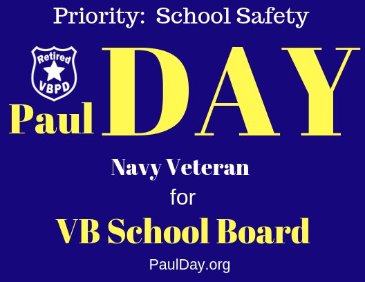Vote for Paul Day for Virginia Beach School Board