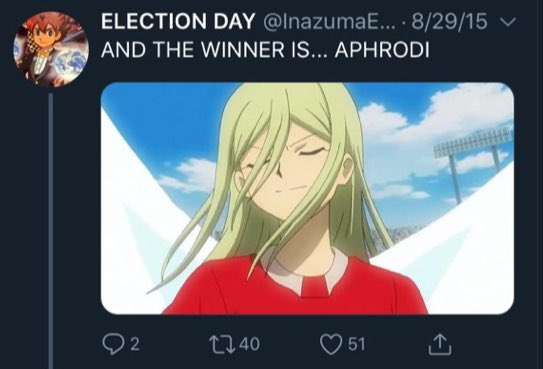 InazumaElection's tweet photo. The end of an era... https://t.co/WN4adZodJL