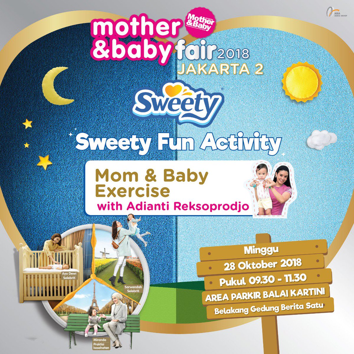 motherandbeyond's tweet photo. Batas akhir pendaftaran hingga Senin, 22 Oktober 2018, Moms! 😉
.#MBFairJKT2 #MBFair2018 #SweetyFunActivity https://t.co/4DYvVEmGJN