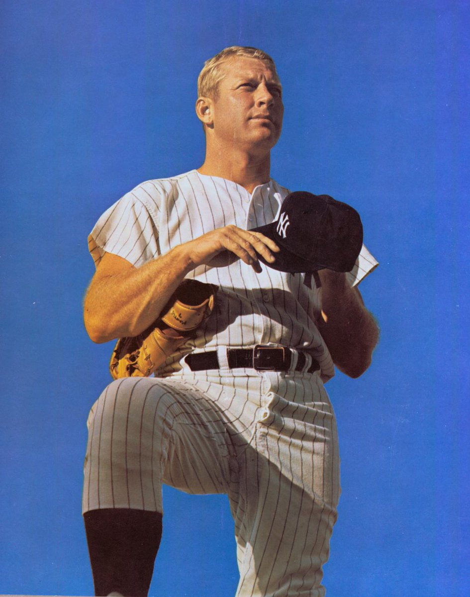URDailyHistory's tweet photo. Today in 1931: New York #Yankee baseball great Mickey #Mantle was born in #Spavinaw, #Oklahoma. He died in 1995. #baseball #MLB #$OTD #mickeymantle https://t.co/FX5f81CeK0
