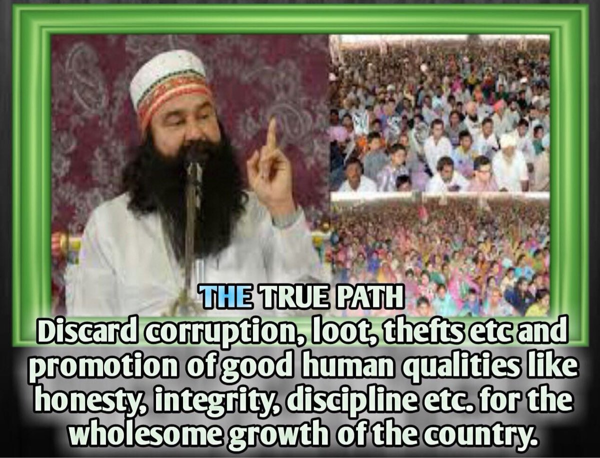 deepakinsan845's tweet image. #TheTruePath @Gurmeetramrahim @derasachasauda