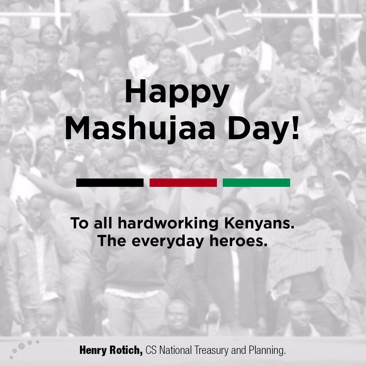 Henry K. Rotich, EGH tweet media