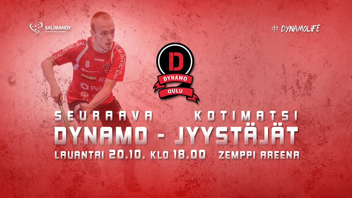 DynamoKempele's tweet photo. PELIPÄIVÄ!
Kotimatsi tänään Zemppi Areenalla klo 18.00.
Tulospalvelu ja kokoonpanot: https://t.co/jcIIfB8noS
#dynamolife #salibandy #Oulu https://t.co/Oev9kfpLsy