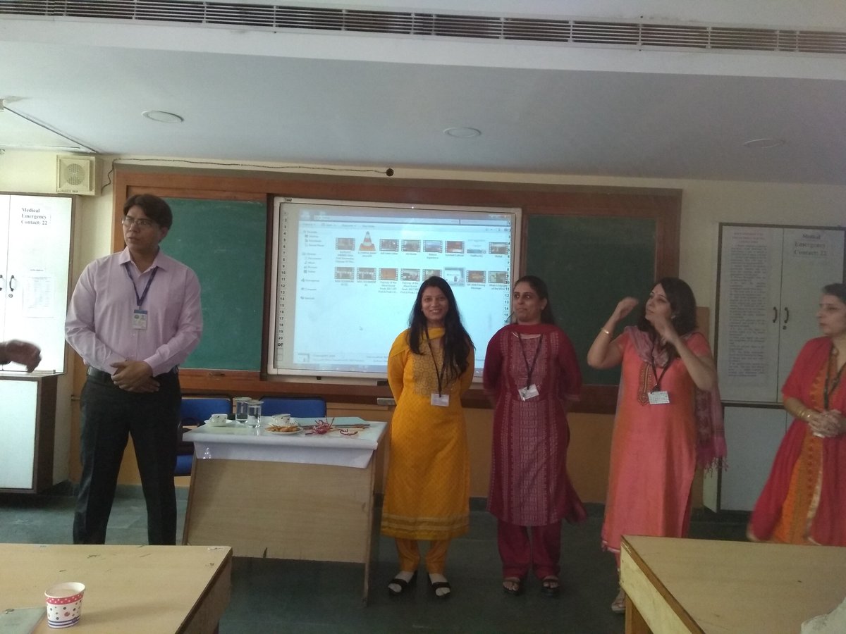 OotMIndia's tweet photo. Odyssey of the mind- India, Teacher's workshop @ Amity International School - Mayur Vihar

https://t.co/gISJE3vC03 https://t.co/369EmBp7Sk
