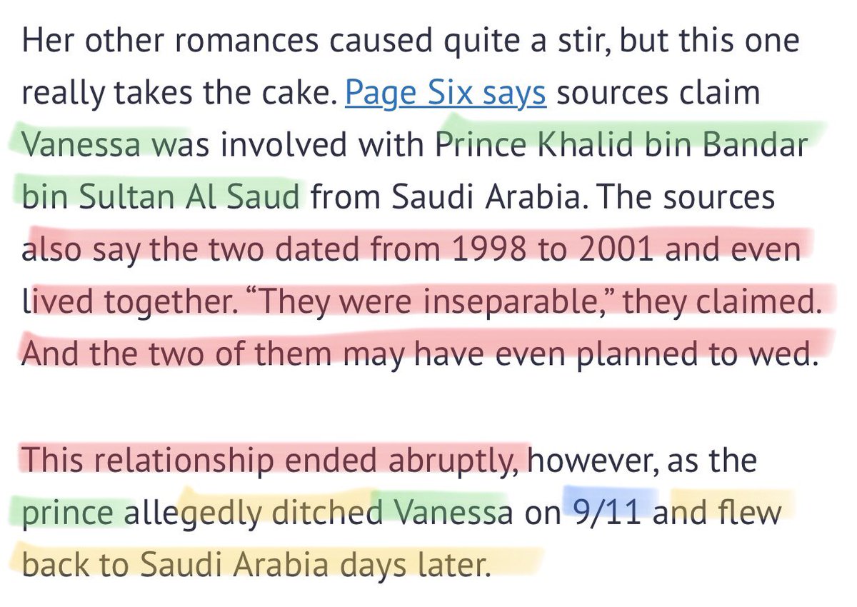 Vanessa Trump’s boyfriend, Prince Khalid, worked at the UN Dept of Political Affairs in New York. The 45th floor of Trump Towers was purchased to house diplomats. I don’t know if Khalid ever lived there, but he apparently left on one of Bush’s flights after 9/11 