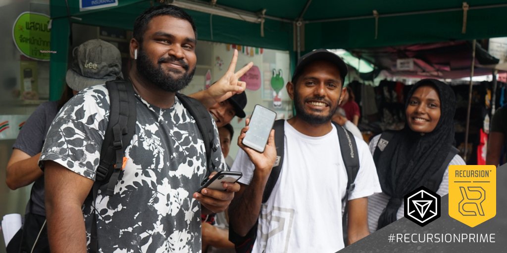Beating the heat in Bangkok for #RecursionPrime!