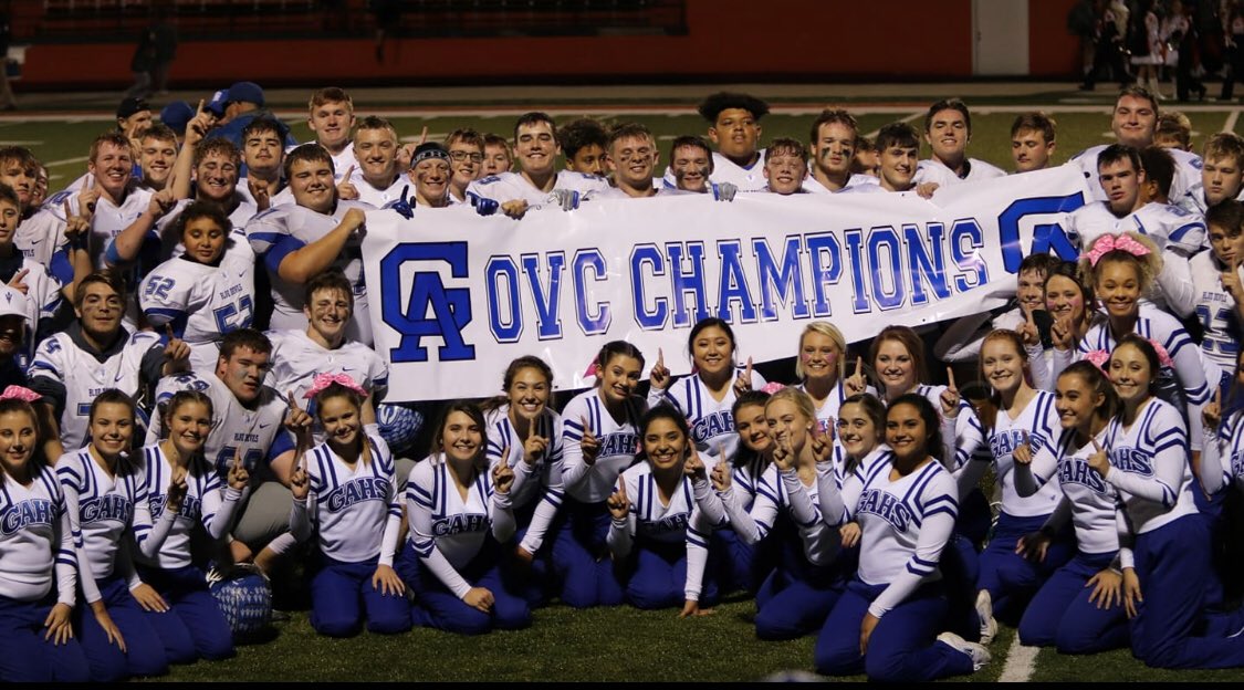 GalliaAthletics's tweet photo. Football OVC CHAMPS!ππ#gobluebleedblue https://t.co/JaetJRVyUO