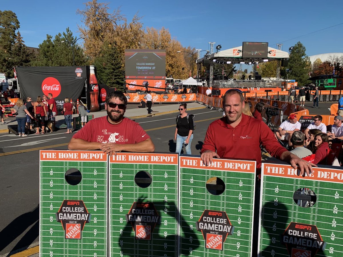vandalnick's tweet photo. We came to take in the festivities, came home with a third place finish and @collegegameday cornhole boards! It was a great day! #govandals #collegegameday
https://t.co/EHLH1PZCX1 https://t.co/xuHfngxOi6