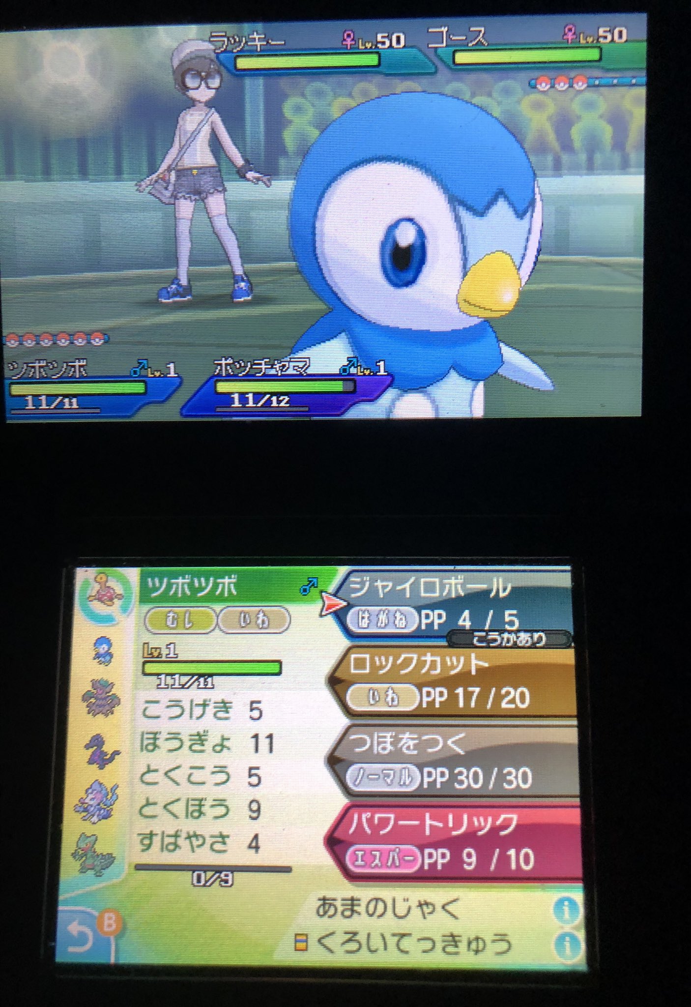 ザッギョ A Twitter 実験 1 S実値4のツボツボlv1 鉄球 さらにs 6 2 パワトリでa実数値11に 段階上昇ダメージ分散分かりやすくする 3 ポッチャマ B6 を攻撃 威力1なら1ダメージ 威力150ならポッチャマは瀕死