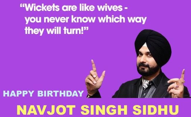 Happy Birthday, Navjot Singh Sidhu  